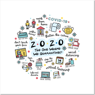 2020 Quarantine Covid-19 Memories Art by Kelly Design Company Posters and Art